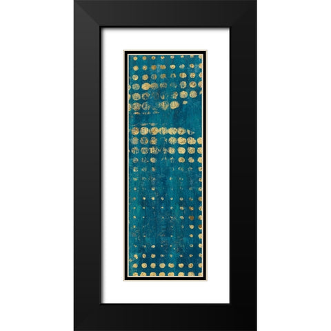 Juxtapose II Panel II Black Modern Wood Framed Art Print with Double Matting by Warrick, Cheryl