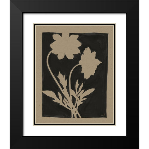 Joyful Spring I Travertine Black Modern Wood Framed Art Print with Double Matting by Hershey, Moira