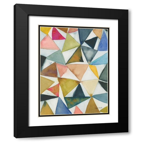 Tilt Shift I Black Modern Wood Framed Art Print with Double Matting by Warrick, Cheryl