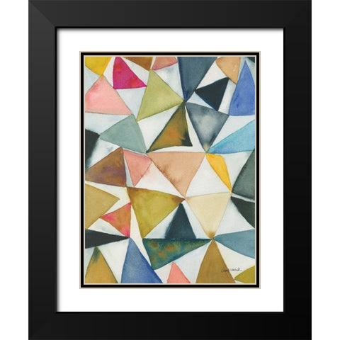 Tilt Shift I Black Modern Wood Framed Art Print with Double Matting by Warrick, Cheryl