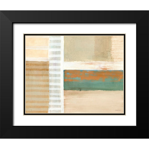 A Sort of View Black Modern Wood Framed Art Print with Double Matting by Nai, Danhui