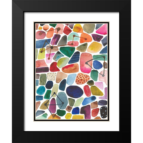 Alchemy I Black Modern Wood Framed Art Print with Double Matting by Warrick, Cheryl