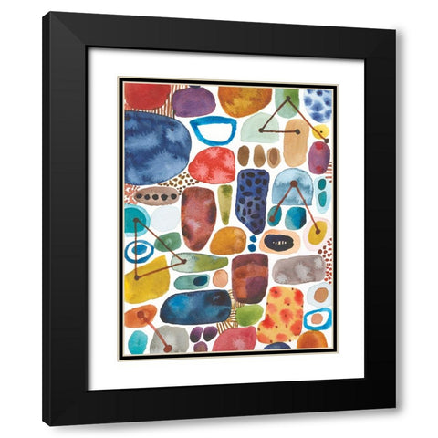 Alchemy II Black Modern Wood Framed Art Print with Double Matting by Warrick, Cheryl