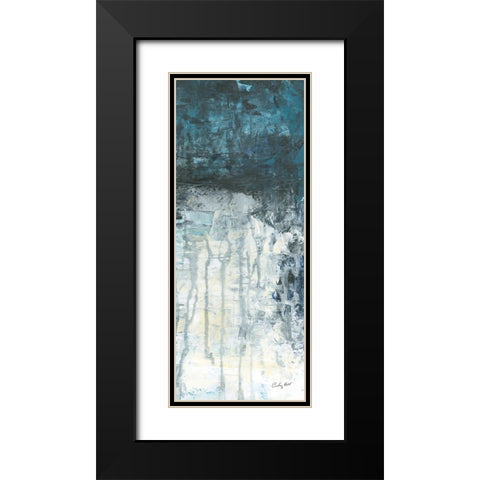 Glacial III Black Modern Wood Framed Art Print with Double Matting by Prahl, Courtney