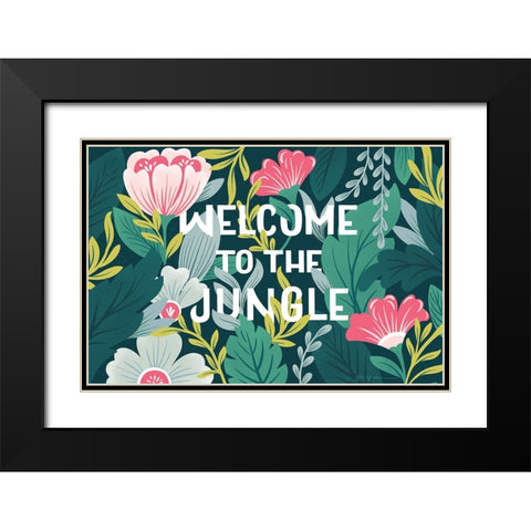 Lush Life I Black Modern Wood Framed Art Print with Double Matting by Graham, Gia