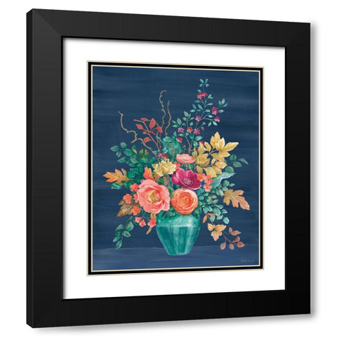 Floral Drama III Black Modern Wood Framed Art Print with Double Matting by Grove, Beth