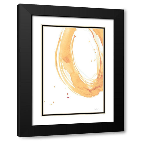 Bold Neon II Black Modern Wood Framed Art Print with Double Matting by Charro, Mercedes Lopez