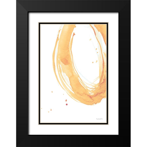 Bold Neon II Black Modern Wood Framed Art Print with Double Matting by Charro, Mercedes Lopez