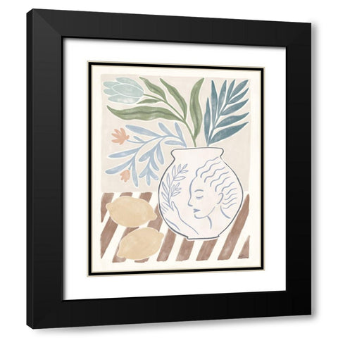 Cyprus IV Neutral Black Modern Wood Framed Art Print with Double Matting by Penner, Janelle