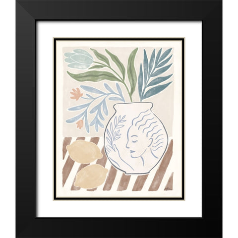 Cyprus IV Neutral Black Modern Wood Framed Art Print with Double Matting by Penner, Janelle