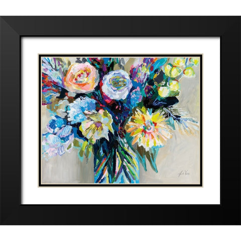 Independence Black Modern Wood Framed Art Print with Double Matting by Vertentes, Jeanette