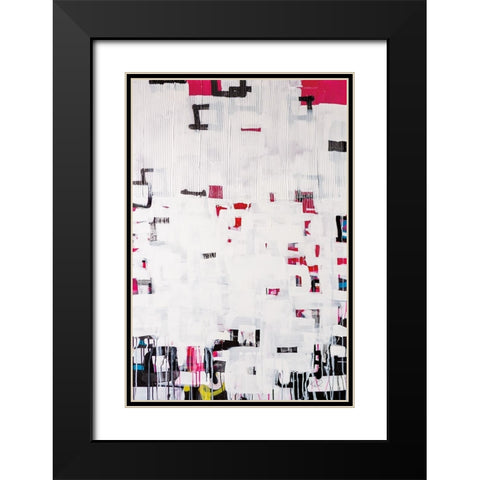Bits and Bytes Black Modern Wood Framed Art Print with Double Matting by Youngstrom, Kent