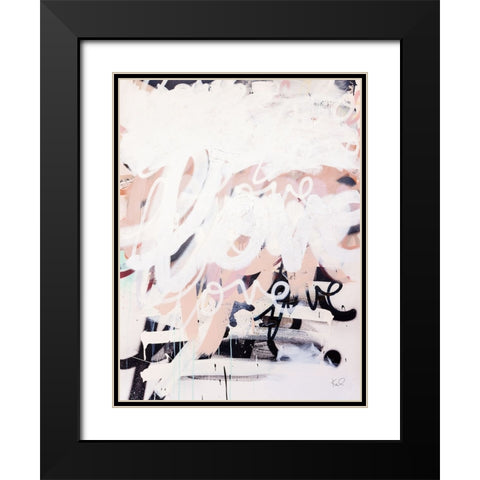 Love on Steroids Black Modern Wood Framed Art Print with Double Matting by Youngstrom, Kent
