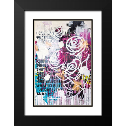 Ive Got Everything v2 Black Modern Wood Framed Art Print with Double Matting by Youngstrom, Kent