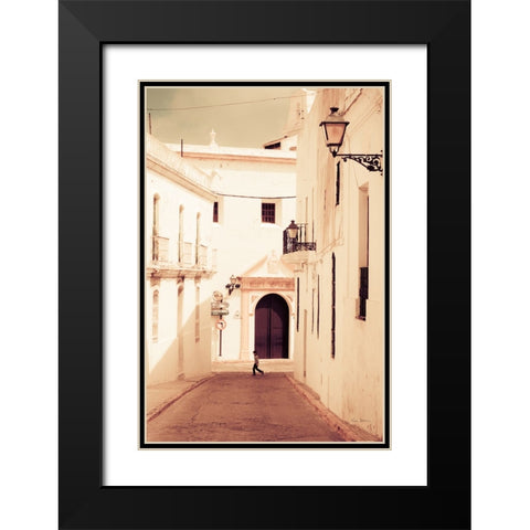 White Magic Crop Black Modern Wood Framed Art Print with Double Matting by Bevan, Keri