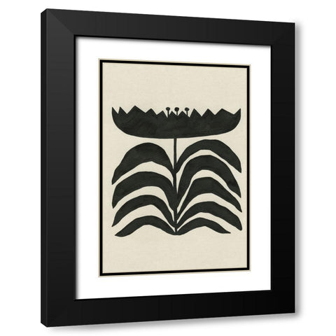 Delighted III Vertical Black Modern Wood Framed Art Print with Double Matting by Hershey, Moira