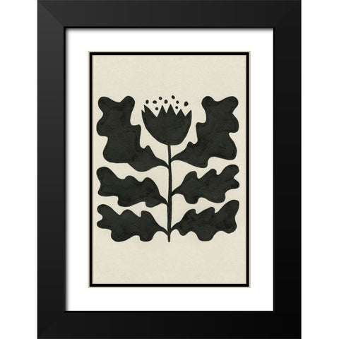 Delighted IV Vertical Black Modern Wood Framed Art Print with Double Matting by Hershey, Moira