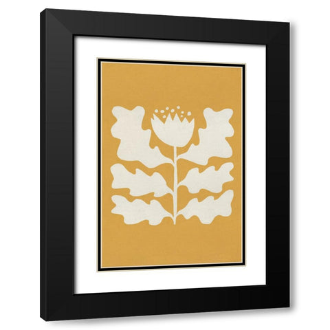 Delighted I Yellow Vertical Black Modern Wood Framed Art Print with Double Matting by Hershey, Moira