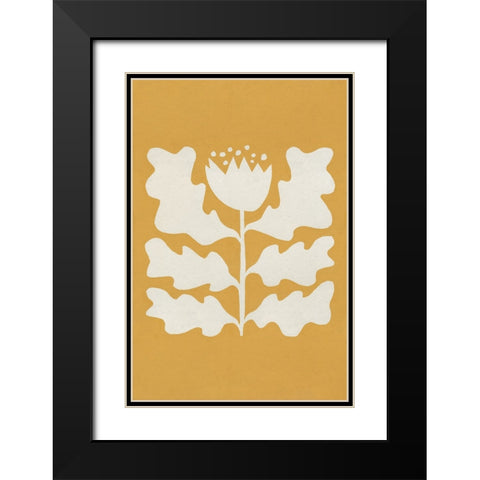 Delighted I Yellow Vertical Black Modern Wood Framed Art Print with Double Matting by Hershey, Moira