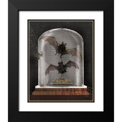 Apothecary Noir IV Black Black Modern Wood Framed Art Print with Double Matting by Schlabach, Sue