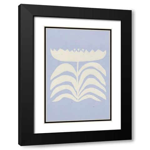 Delighted II Lavender Vertical Black Modern Wood Framed Art Print with Double Matting by Hershey, Moira