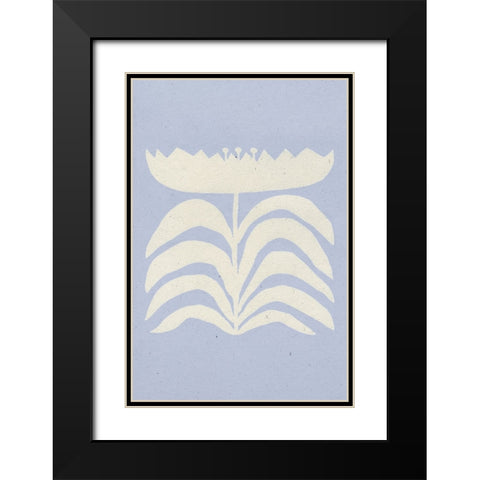 Delighted II Lavender Vertical Black Modern Wood Framed Art Print with Double Matting by Hershey, Moira