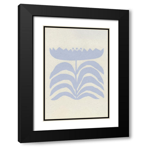 Delighted III Lavender Vertical Black Modern Wood Framed Art Print with Double Matting by Hershey, Moira