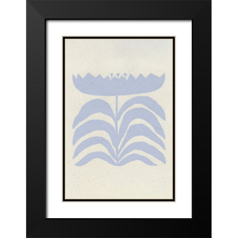 Delighted III Lavender Vertical Black Modern Wood Framed Art Print with Double Matting by Hershey, Moira