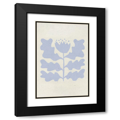 Delighted IV Lavender Vertical Black Modern Wood Framed Art Print with Double Matting by Hershey, Moira