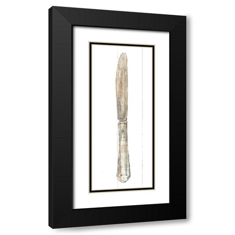 Setting the Table III Light Black Modern Wood Framed Art Print with Double Matting by Wild Apple Portfolio