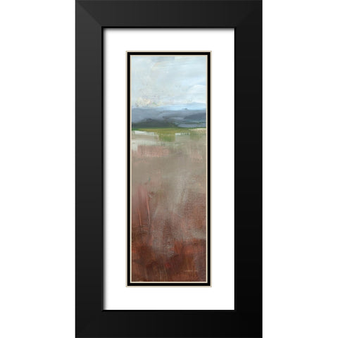 Mineral II Black Modern Wood Framed Art Print with Double Matting by Nai, Danhui