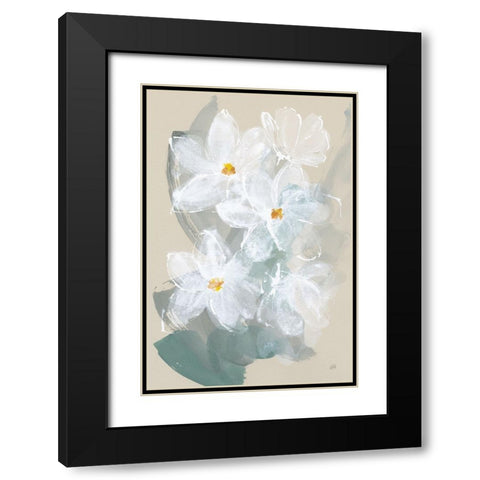 Narcissus II Black Modern Wood Framed Art Print with Double Matting by Paschke, Chris