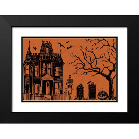 Haunted I Black Modern Wood Framed Art Print with Double Matting by Tavoletti, Anne