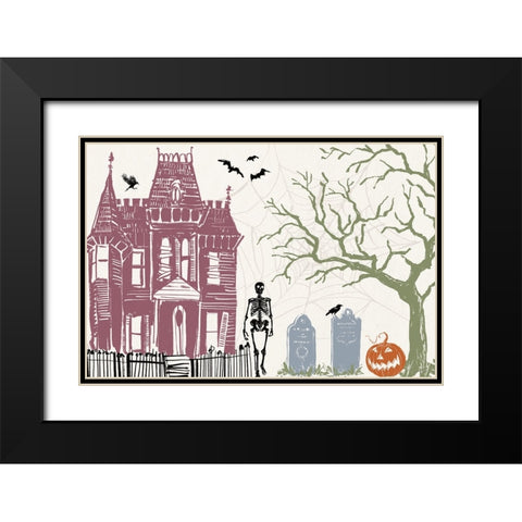 Haunted I Color Black Modern Wood Framed Art Print with Double Matting by Tavoletti, Anne