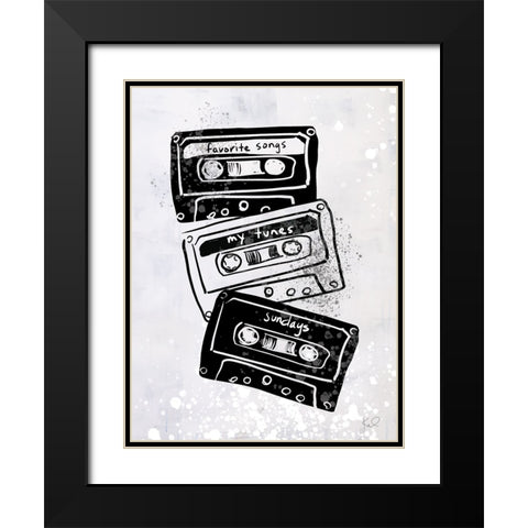 Turn it Up XI Black Modern Wood Framed Art Print with Double Matting by Youngstrom, Kent