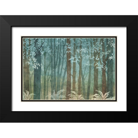 Woodland Love I Rustic Black Modern Wood Framed Art Print with Double Matting by Grove, Beth