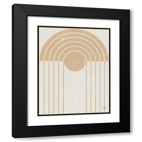 Tan Gate I Black Modern Wood Framed Art Print with Double Matting by Hershey, Moira