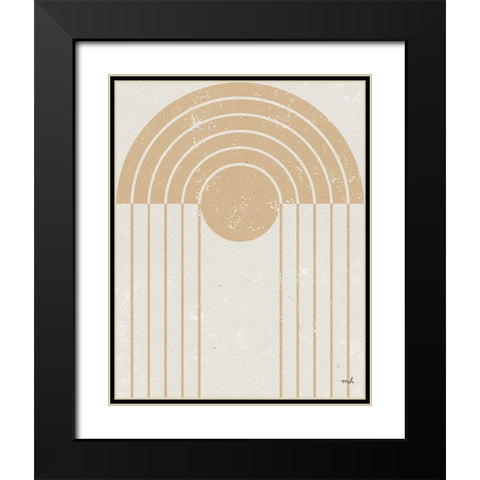 Tan Gate I Black Modern Wood Framed Art Print with Double Matting by Hershey, Moira