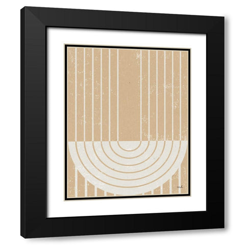 Tan Gate II Black Modern Wood Framed Art Print with Double Matting by Hershey, Moira