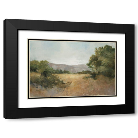 August Fields Gray Black Modern Wood Framed Art Print with Double Matting by Purinton, Julia