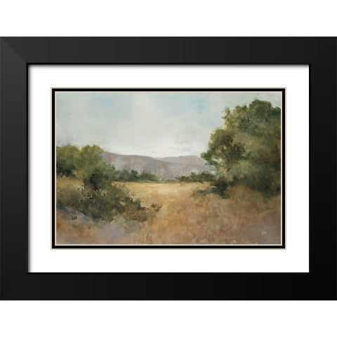 August Fields Gray Black Modern Wood Framed Art Print with Double Matting by Purinton, Julia