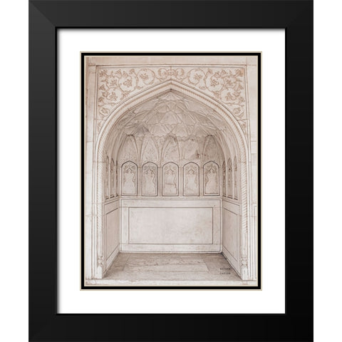 Set Aside Black Modern Wood Framed Art Print with Double Matting by Larson, Nathan