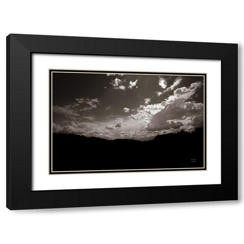 From Below Black Modern Wood Framed Art Print with Double Matting by Larson, Nathan