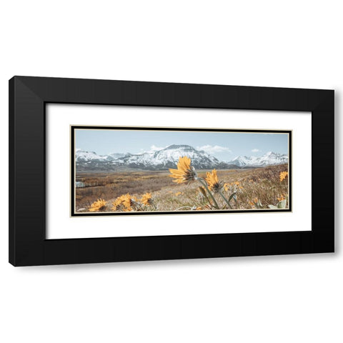 Crop Black Modern Wood Framed Art Print with Double Matting by Larson, Nathan