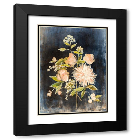 Fleeting Blooms III Black Modern Wood Framed Art Print with Double Matting by Purinton, Julia