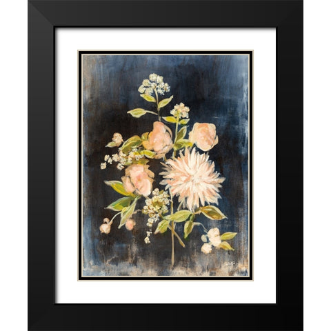 Fleeting Blooms III Black Modern Wood Framed Art Print with Double Matting by Purinton, Julia