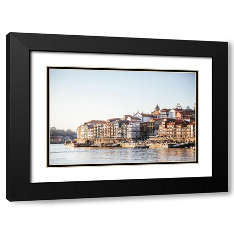 Porto I Black Modern Wood Framed Art Print with Double Matting by Marshall, Laura