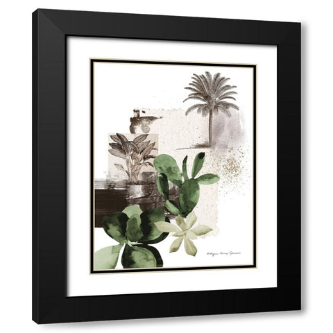 Botanicum Black Modern Wood Framed Art Print with Double Matting by Kucwaj-Tybur, Kasia
