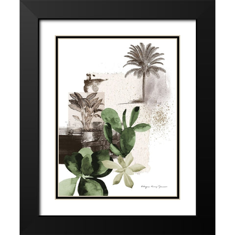 Botanicum Black Modern Wood Framed Art Print with Double Matting by Kucwaj-Tybur, Kasia