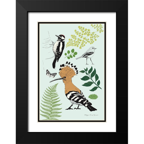 Nature Chart II Black Modern Wood Framed Art Print with Double Matting by Kucwaj-Tybur, Kasia